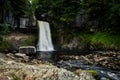 Thornton force Waterfall, Ingleton, Yorkshire Royalty Free Stock Photo