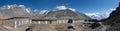 Thorong La pass base camp in Nepal Royalty Free Stock Photo