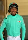 Thoroughbred Jockey Orlando Mojica Royalty Free Stock Photo