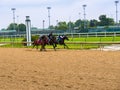 Training on Churchill Downs, the home of the Kentucky Darby in Louisville