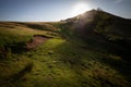 Thorpe Cloud, summer sun Dovedale, Peak District