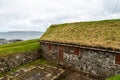 Old, stone building in Skansin historic fortress in Torshavn, Faroe Islands Royalty Free Stock Photo