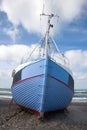 Fishing boat at Thorup beach, north jutland, Denmark