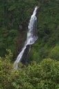 Thoseghar waterfall in monsoon Royalty Free Stock Photo