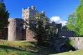 Hoddom Castle Ruins in Evening Light, Dumfries and Galloway, Scotland, Great Britain