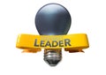 Thought Leader Light Bulb And Banner Royalty Free Stock Photo