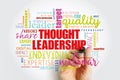 Thought Leadership word cloud, business concept background Royalty Free Stock Photo