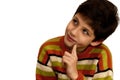 Thoughtful boy Royalty Free Stock Photo