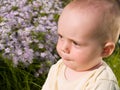 Thoughtful small baby