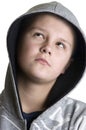 Thoughtful teenage boy Royalty Free Stock Photo