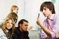 Thoughtful young businessman. Royalty Free Stock Photo