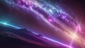 A Thoughtfully Composed And Delightful View Of A Distant Galaxy AI Generative