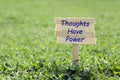Thoughts have power Royalty Free Stock Photo