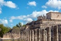 Thousand Columns and Temple of the Warriors Royalty Free Stock Photo