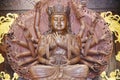 Thousand hands Buddha statue Royalty Free Stock Photo