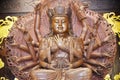 Thousand hands Buddha statue Royalty Free Stock Photo