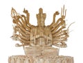 Thousand hands wooden Buddha