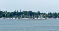 Thousand Islands: marina at Gananoque