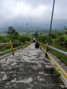 A thousand steps galunggung Mountain Tour
