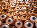 Thousands of eyes falling down composition Royalty Free Stock Photo