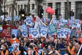 Thousands March in Support of the NHS Royalty Free Stock Photo