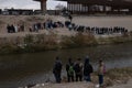 Migration border Juarez Chihuahua Mexico - El Paso, Texas, United States.