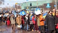 A peace protest agaist the war in Ukraine in Helsinki, Finland