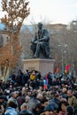 Thousands protest in Armenia against re-elected president