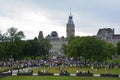 Thousands protest Quebec`s mask regulations