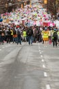 Thousands Of Protesters Line Up For Atlanta Social Justice March Royalty Free Stock Photo