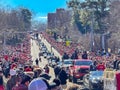 Thousands of UGA football fans attend national championship victory parade