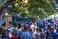 Crowds in line at Disneyland