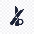 Thread nippers transparent icon. Thread nippers symbol design fr Royalty Free Stock Photo