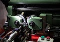 Thread rolling machine Royalty Free Stock Photo