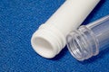 Plastic preform for bottle for food and drug Royalty Free Stock Photo