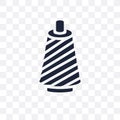 Thread transparent icon. Thread symbol design from Sew collection. Royalty Free Stock Photo