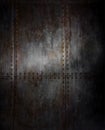 Threadbare rusty iron background