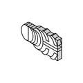 threaded fittings isometric icon vector illustration Royalty Free Stock Photo