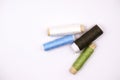 threads in different colours - hand works Royalty Free Stock Photo