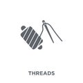 Threads icon from Sew collection.