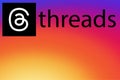 Threads. Logo Threads. Design Threads the new Social Network that will replace Twitter.