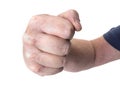 Threatening Fist Royalty Free Stock Photo