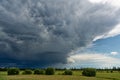 Threatening thundercloud