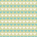 three abstract square seamless patterns with vintage groovy daisy flowers. Retro floral Royalty Free Stock Photo