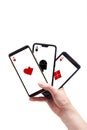 Three aces Royalty Free Stock Photo