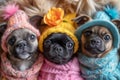 Three Adorable Dogs Don Their Holiday Attire, Ready for the Egg Hunt, Hopping into Easter