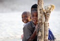 Three African children