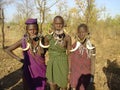 Three African grace of the Mursi