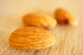 Three almonds