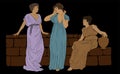 Three Greek women.